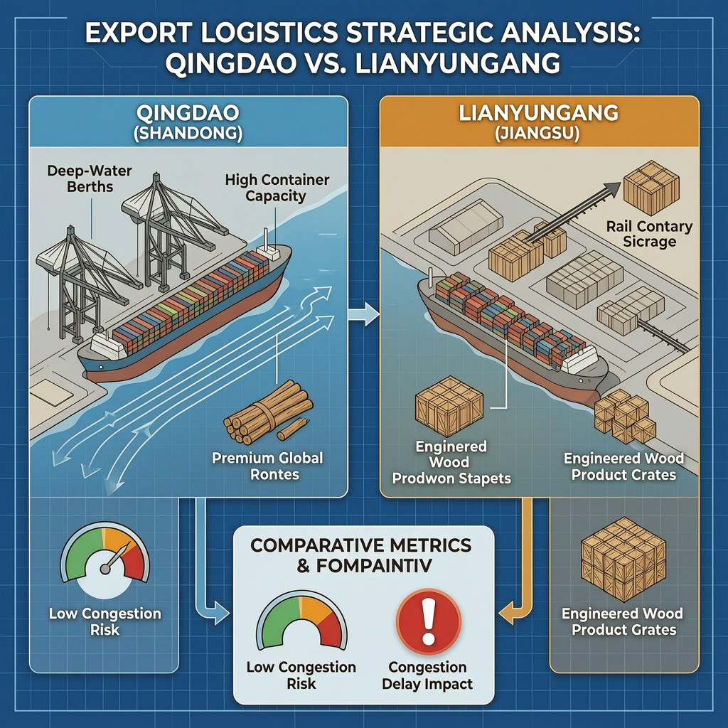 qingdao vs lianyungang export logistics for lumber Qingdao Vs Lianyungang Export Logistics For Lumber