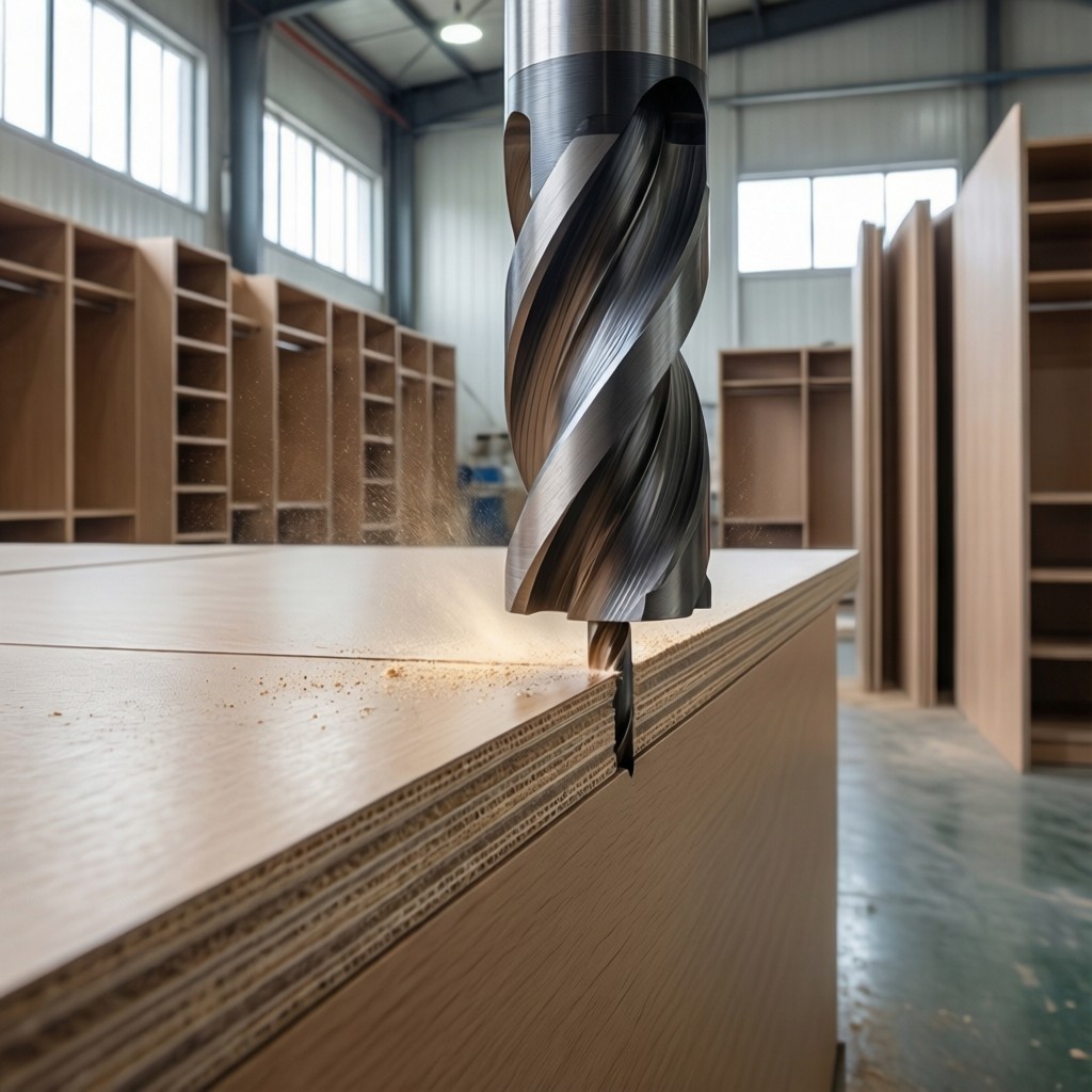 cnc machining of high density particlebo CNC machining of high-density particleboard for precision closet components
