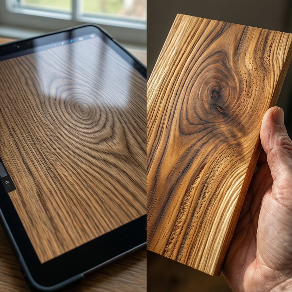 comparison of digital photo versus physi Comparison of digital photo versus physical sample approval before mass production