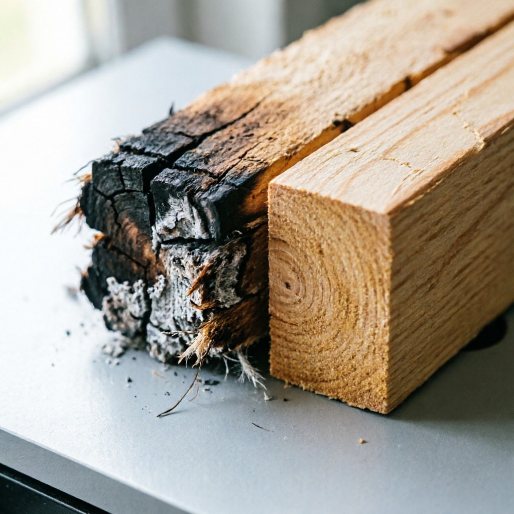 comparison of generic vs precision laser Comparison of generic vs precision laser-cut wood edges