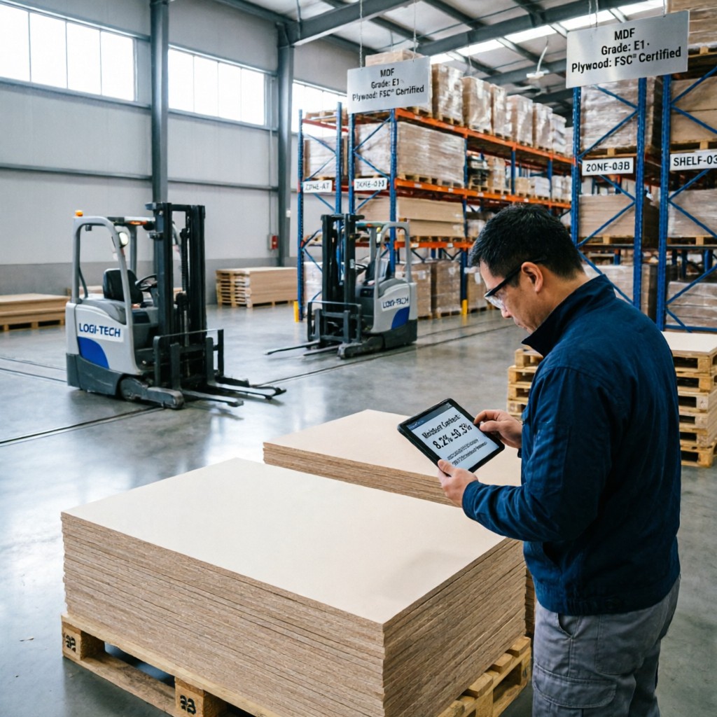 digital scanning of plywood inventory fo Digital scanning of plywood inventory for real-time moisture and certification data