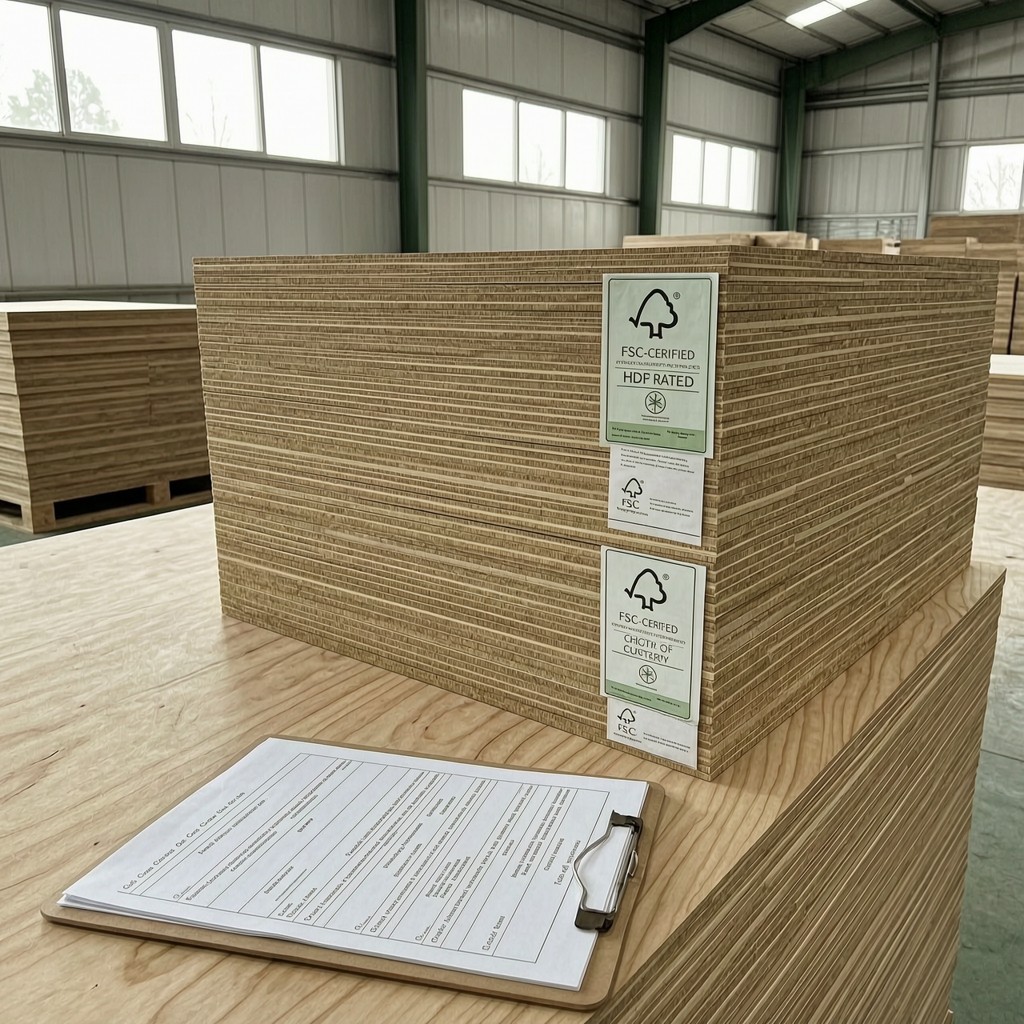 fsc certified hdf panels with chain of c FSC-certified HDF panels with Chain of Custody documentation in warehouse