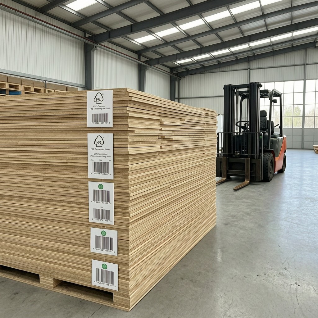 fsc certified plywood inventory with cha FSC-certified plywood inventory with Chain of Custody documentation at Yicaiyigou facility