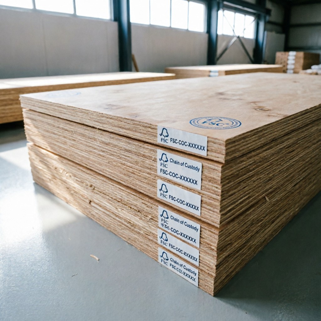 fsc certified wood panels with chain of 2 FSC-certified wood panels with Chain of Custody documentation